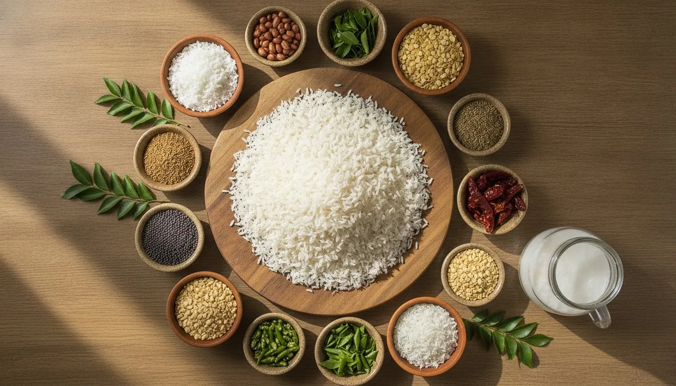 Coconut Rice (Thengai Sadam)