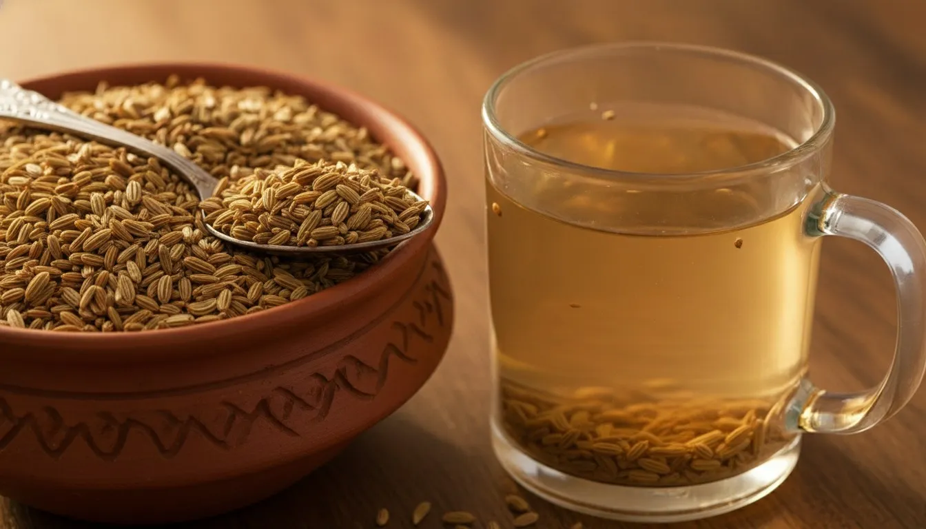Fennel Seed Digestive Water and Chew preparation