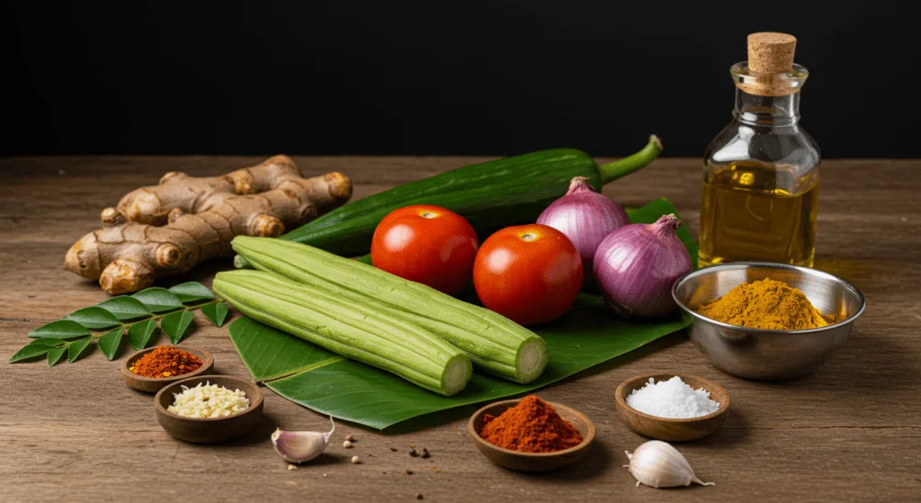 Village-Style Drumstick Curry Recipe: A Traditional South Indian Delight