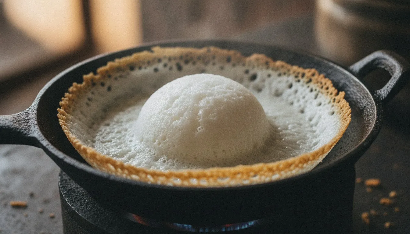 Kerala Appam (Palappam) cooking step