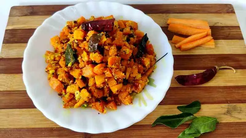 Quick Carrot Poriyal Recipe
