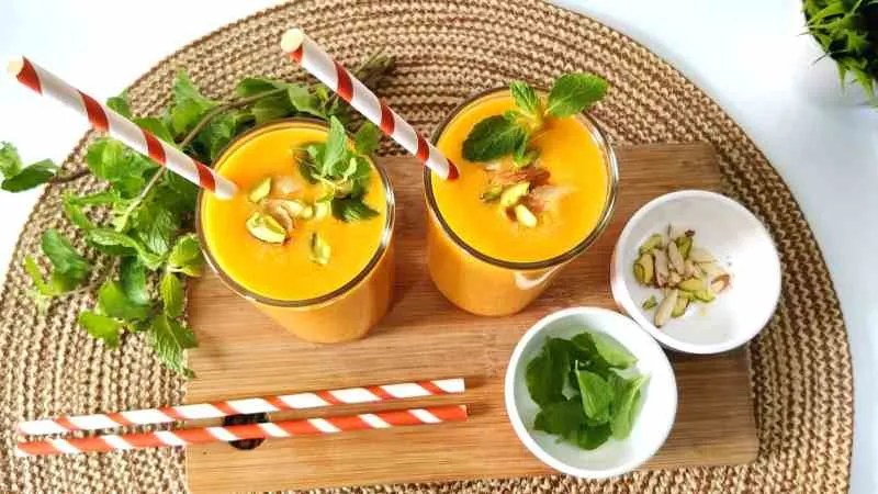 Easy Indian Mango Lassi Recipe