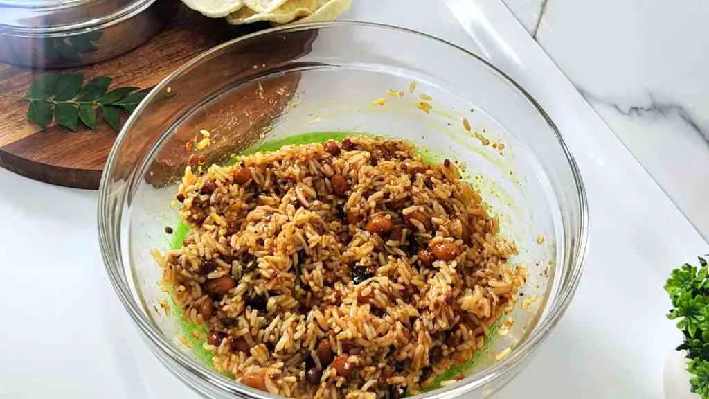 Easy Puli Sadam Recipe (Tamarind Rice)