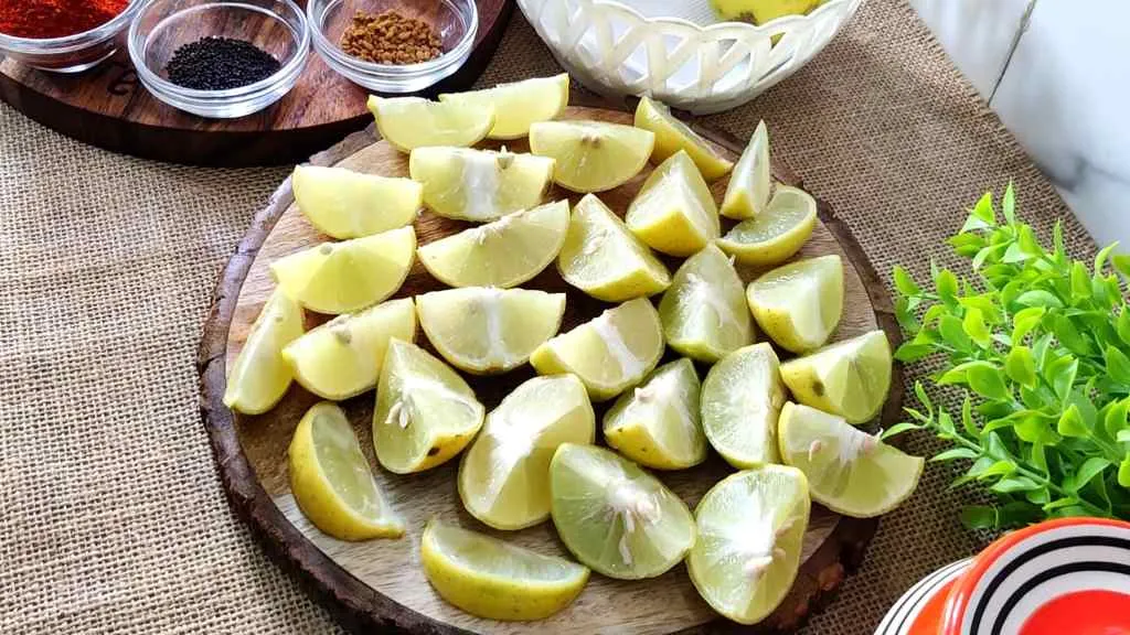 Indian lime pickles