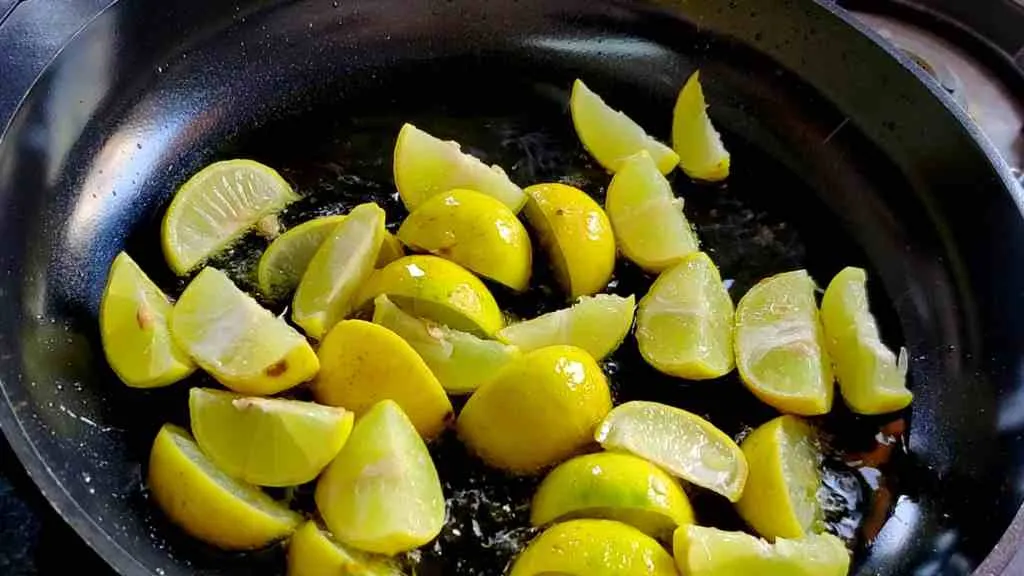 Indian lime pickles