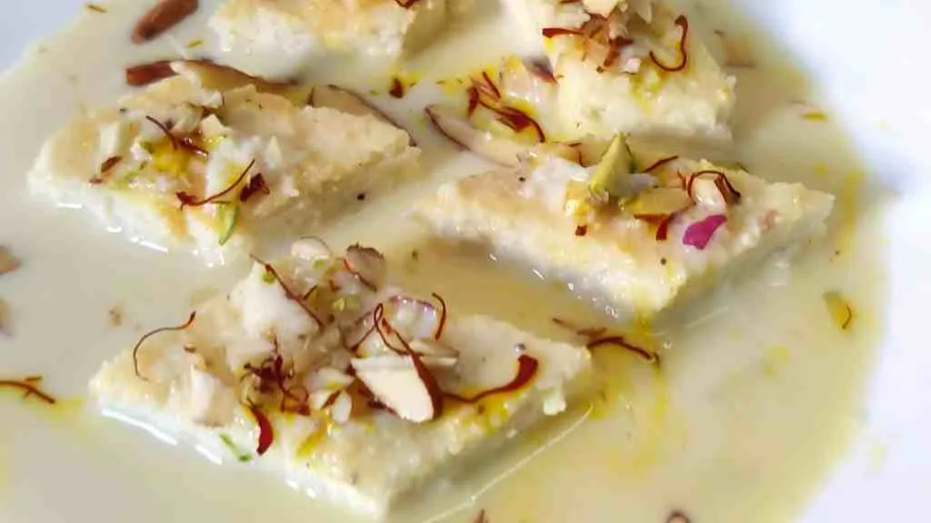 Rasmalai with Ricotta Cheese Recipe
