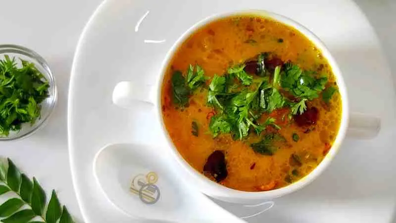 Andhra Style Pappu Charu Recipe