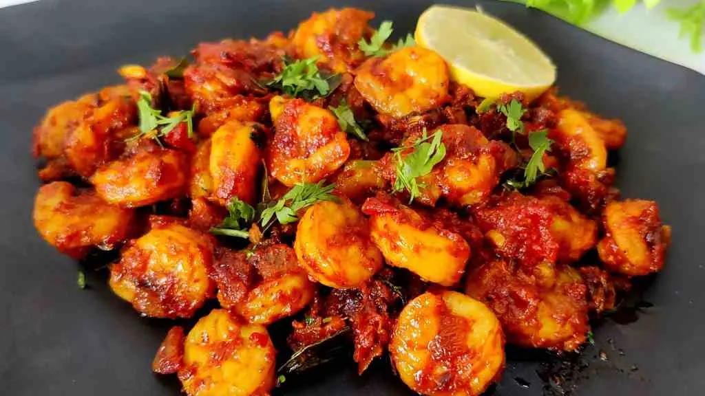 South Indian prawn recipe