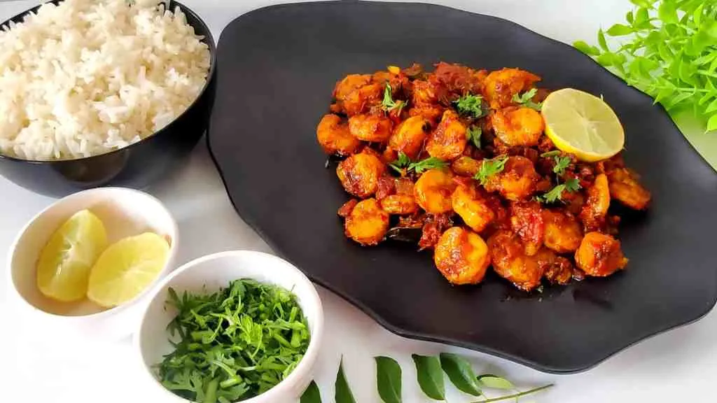 South Indian prawn recipe