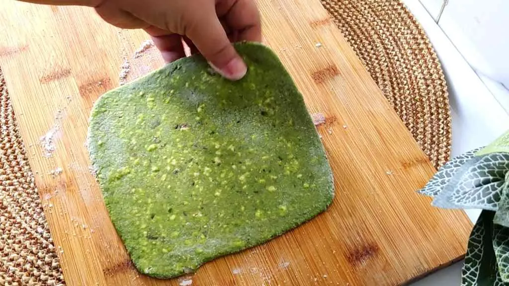 Palak Paneer Paratha