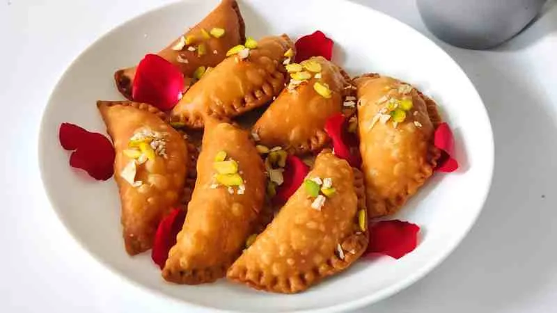 Fresh Coconut Gujiya Recipe