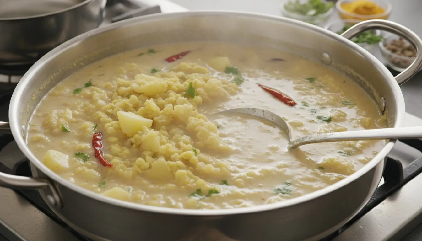 Kumbakonam Kadappa cooking step