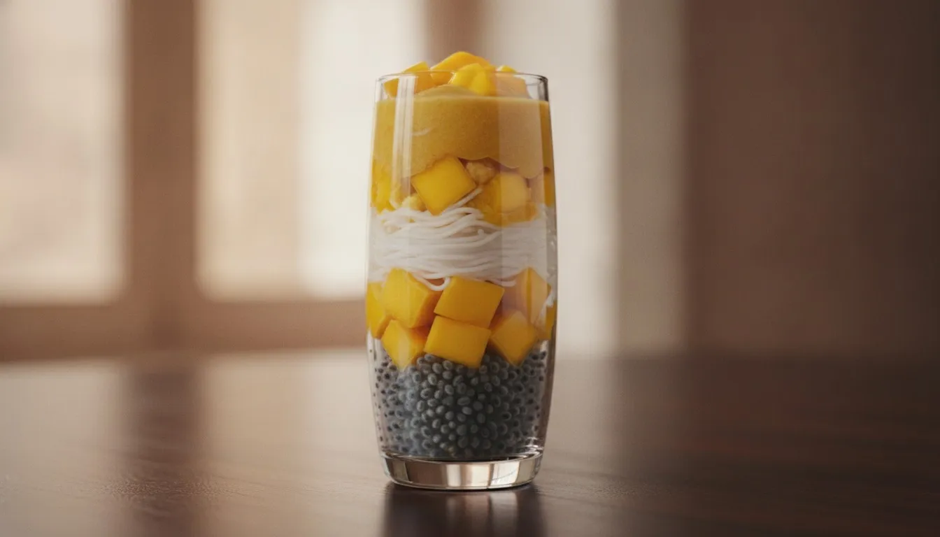 Mango Falooda cooking step