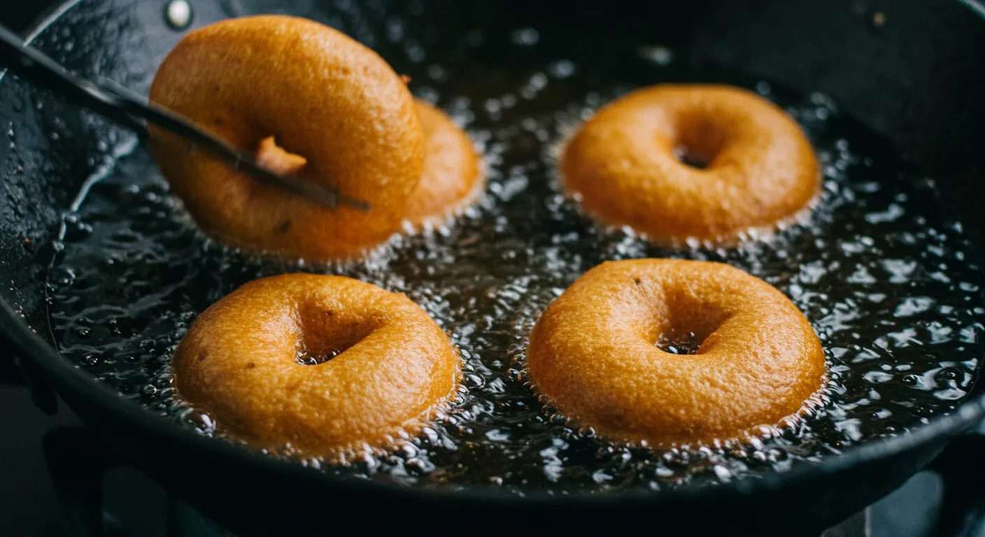 Medu Vada (Ulundu Vadai) cooking step